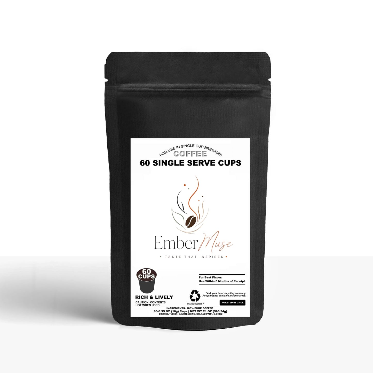 60 Pack Single Serve Coffee Capsules